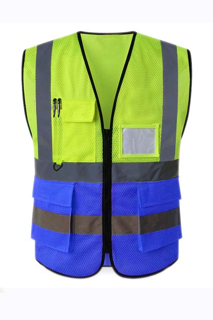 網(wǎng)格拼接多功能反光服裝馬甲